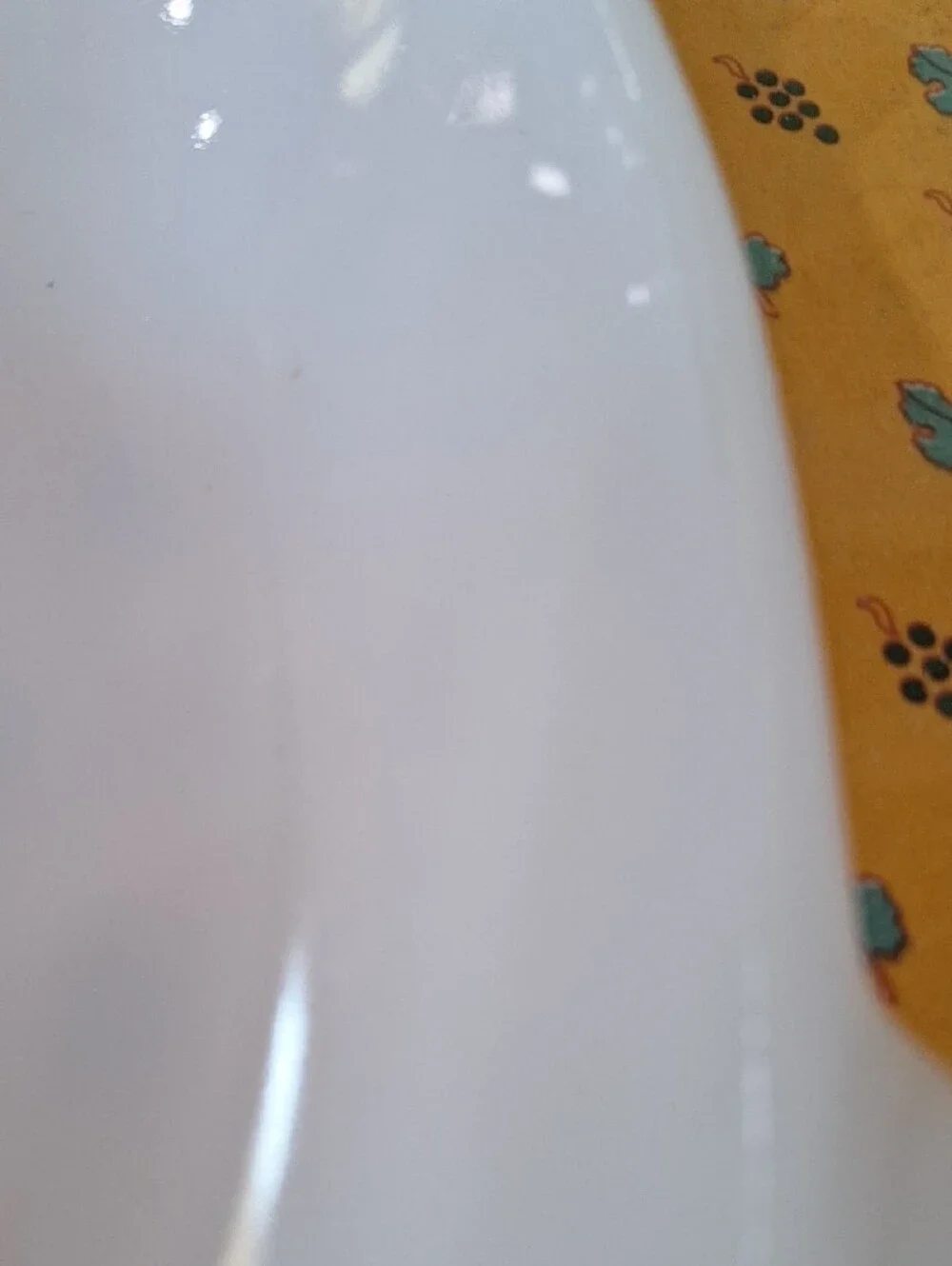 Vintage GlasBake white milk glass fish-shaped serving platter